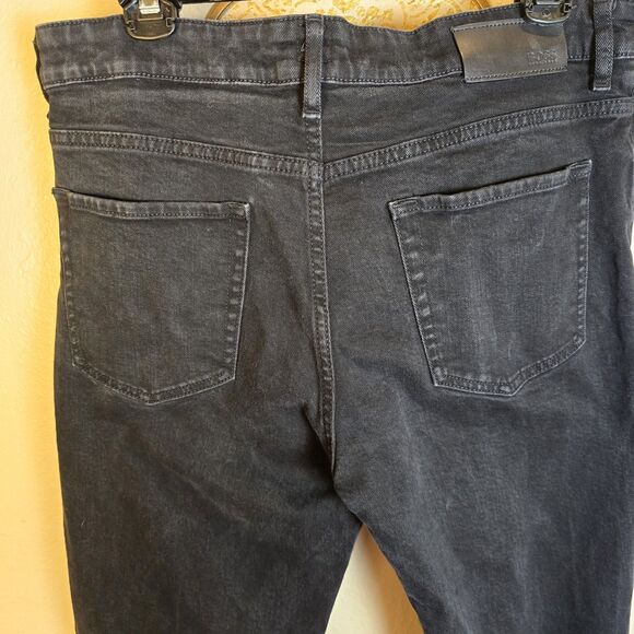Hugo BOSS Mens Candiani Jeans /Black/Slim Straight/Designer/Spandex Blend - Picture 7 of 15